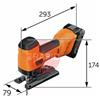 71360561000  FEIN F-IRON JIG 26 AS 18V Cordless Jigsaw (Bare Unit)